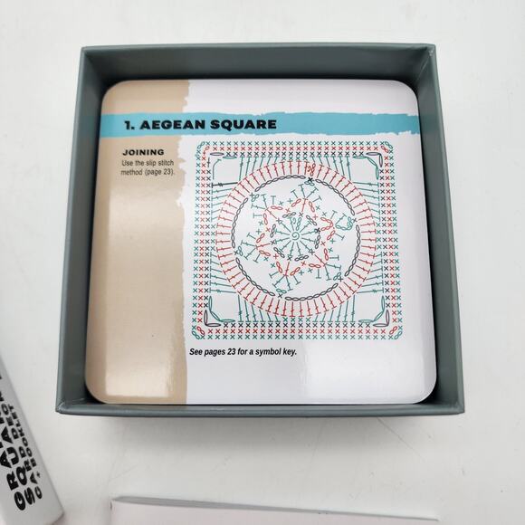 The Granny Square Card Deck & Booklet 50 Mix & Match Designs Knitting Blanket - Picture 4 of 5